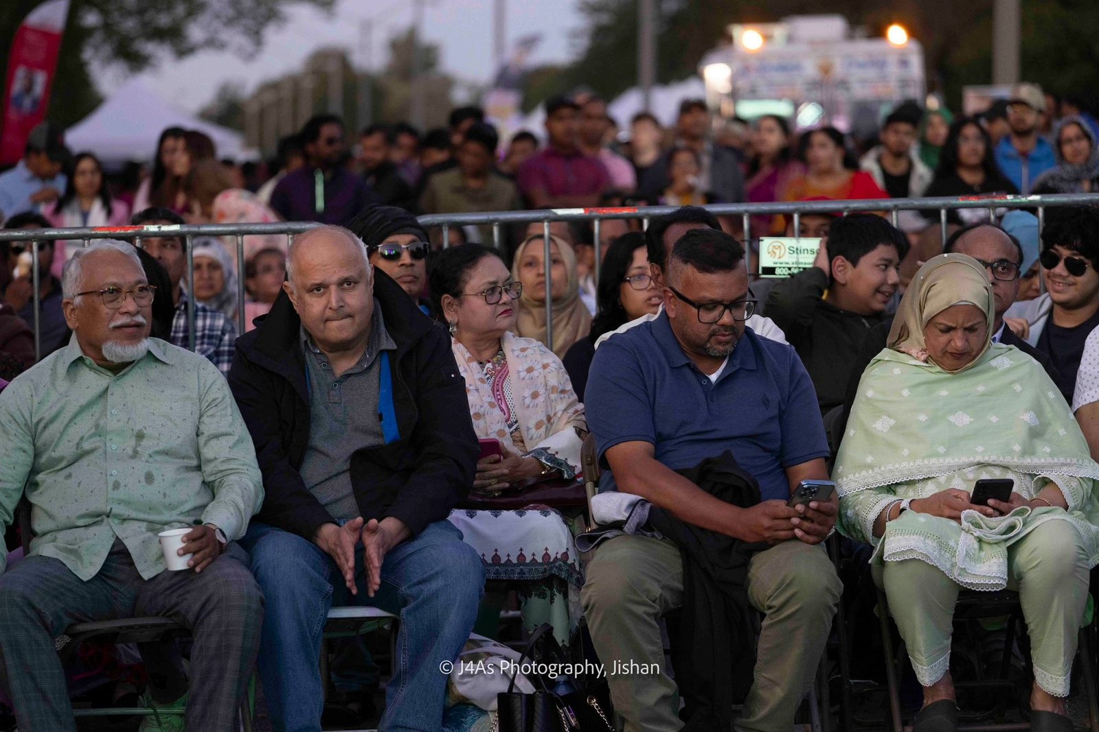 Kids and families enjoying festival activities