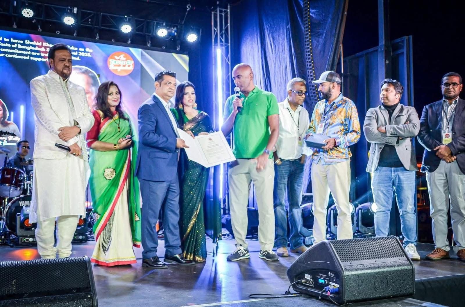 Taste of Bangladesh festival moment